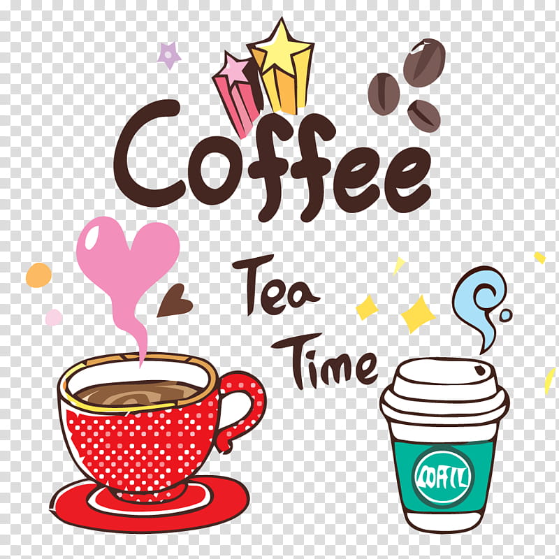 Cafe, Tea, Coffee, Cartoon, Teacup, Coffee Cup, Dessert, Drinkware transparent background PNG clipart