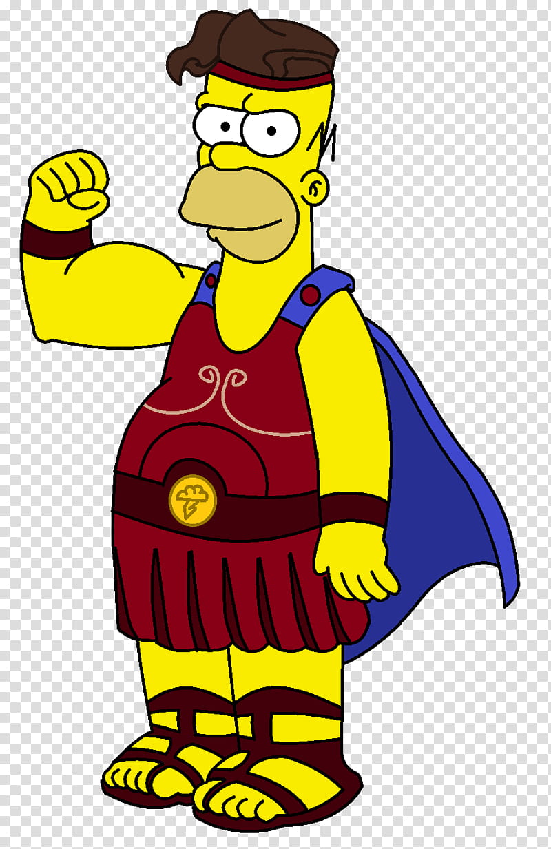 Homercules Homer Simpson as Hercules, Homer Simpson Batman Superhero character transparent background PNG clipart