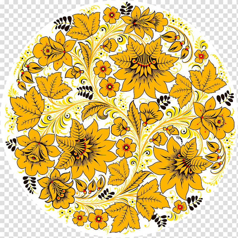 Flowers, Khokhloma, Ornament, Folk Art, Zhostovo Painting, Petrykivka Painting, Russian, Drawing transparent background PNG clipart