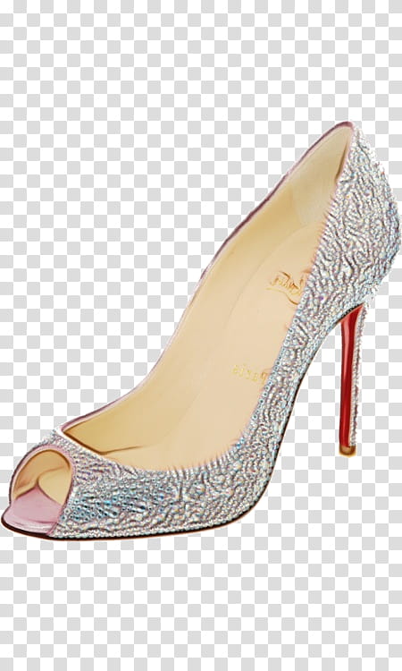 footwear high heels court shoe shoe basic pump, Watercolor, Paint, Wet Ink, Bridal Shoe, Sandal, Beige, Fashion Accessory transparent background PNG clipart