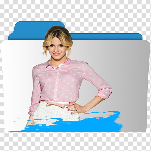 Iconos de Martina Stoessel y Mercedes Lambre, Carpeta  transparent background PNG clipart