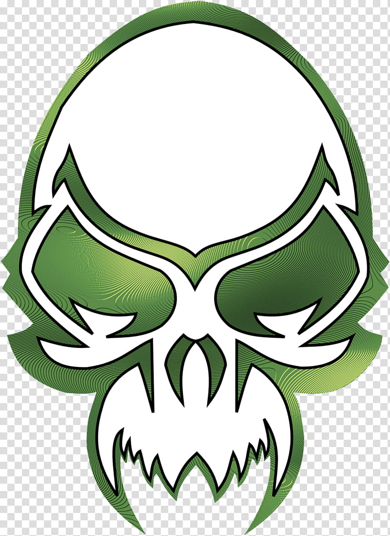 Human Skull Drawing, Human Skull Symbolism, Devil, Skull And Crossbones, Tattoo, Computer Icons, Art, Green transparent background PNG clipart