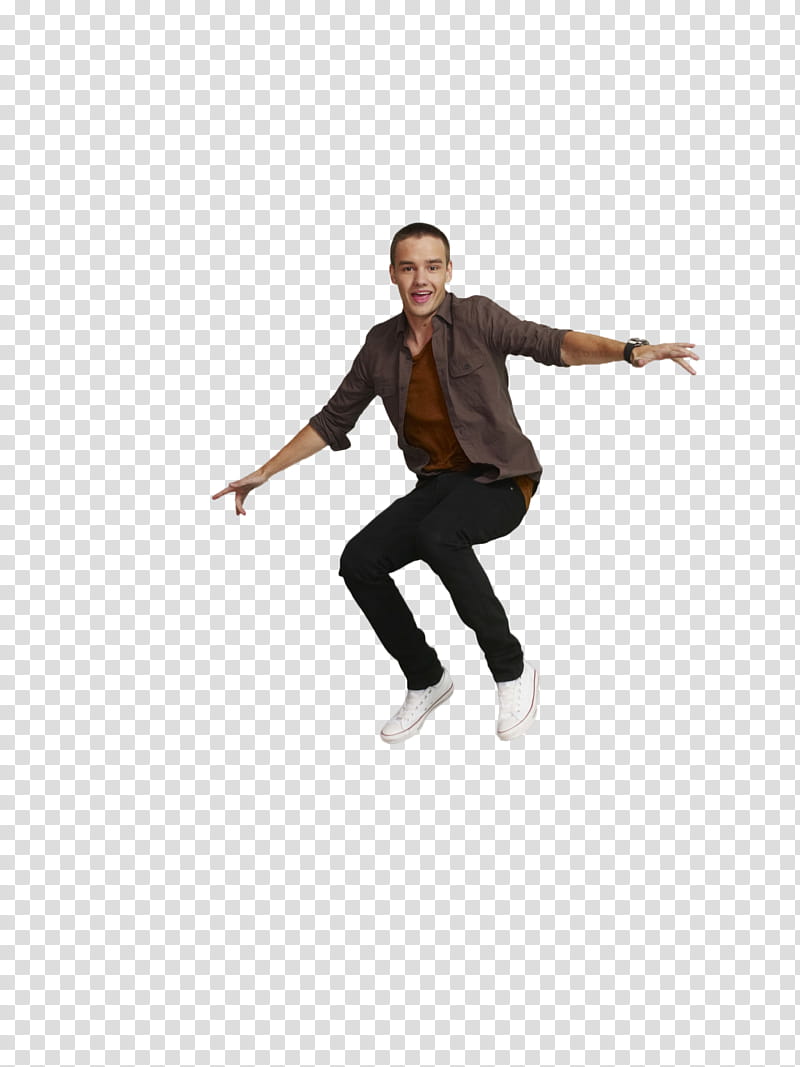 One Direction, man jumping shoot transparent background PNG clipart