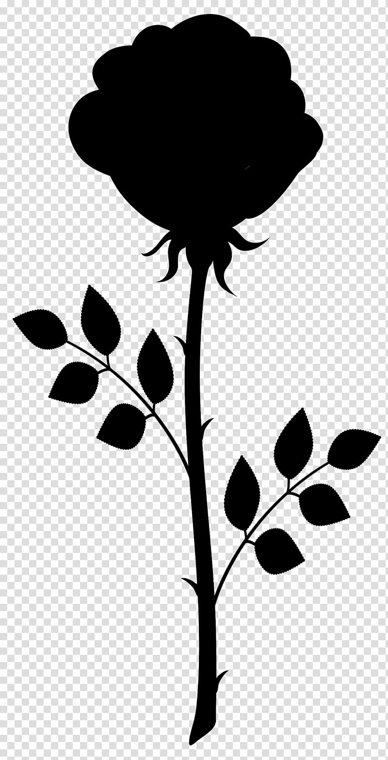 Rose Stencil, Leaf, Silhouette, Plant Stem, Computer, Design M Group, Plants, Black M transparent background PNG clipart