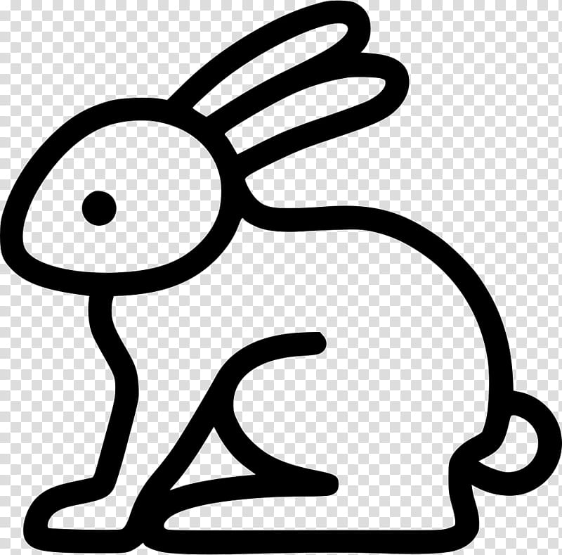 Human Icon, Rabbit, Icon Design, Chart, Black And White
, Line, Line Art, Area transparent background PNG clipart