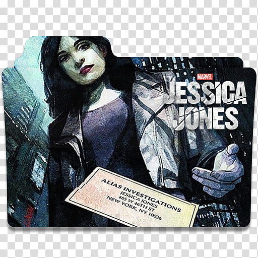Marvel Jessica Jones Folder Icon, Marvel's Jessica Jones () transparent background PNG clipart