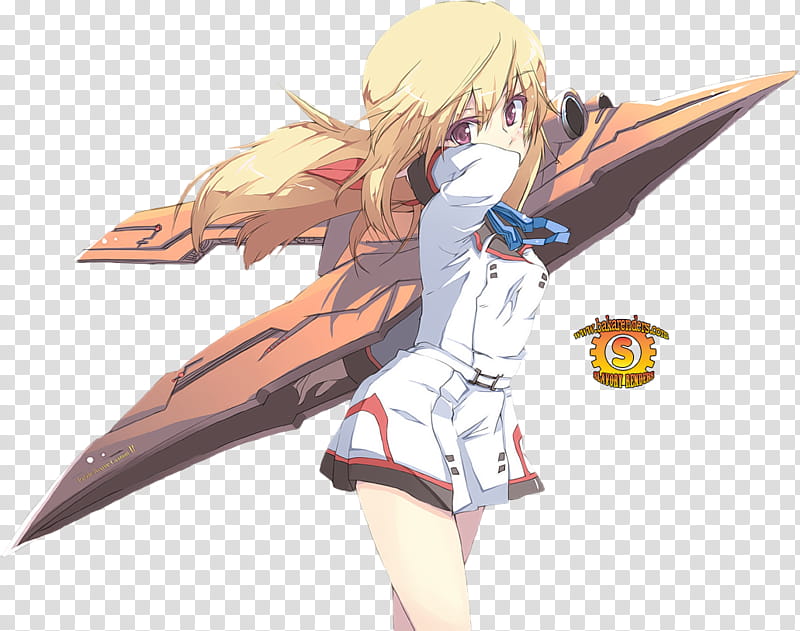 Anime Render , Infinite Stratos Char illustration transparent background PNG clipart