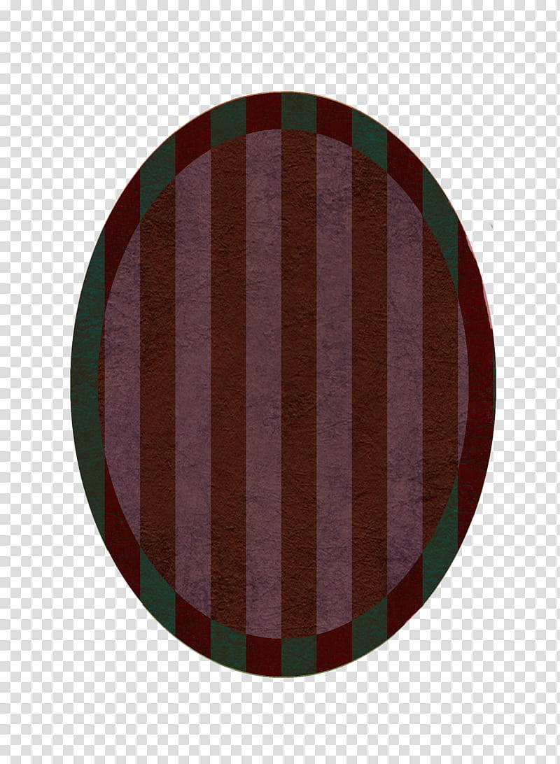 Oval Striped Frame, oval brown and pink pinstriped frame transparent background PNG clipart