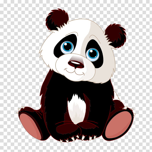 Bear, Giant Panda, Cartoon, Cuteness, Drawing, Painting, Animation, Animal Figure transparent background PNG clipart