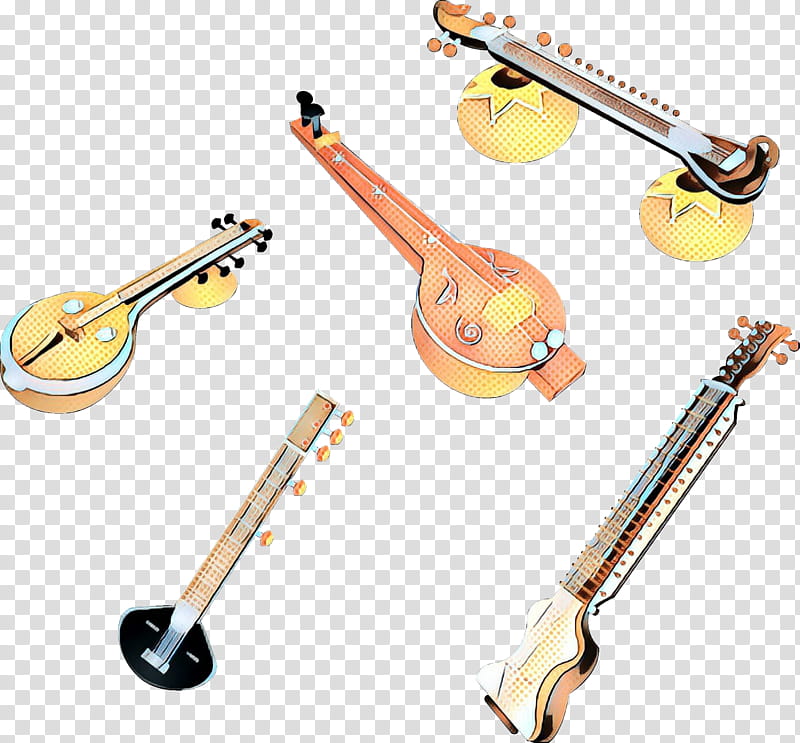 India Retro, Pop Art, Vintage, String Instruments, Musical Instruments, Guitar, Body Jewellery, Line transparent background PNG clipart