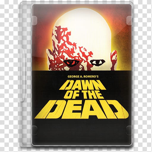 Movie Icon Mega , Dawn of the Dead (), Dawn Of The Dead DVD cover transparent background PNG clipart