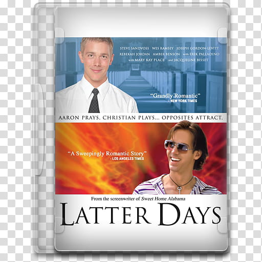 Movie Icon Mega , Latter Days, Latter Days DVD case transparent background PNG clipart