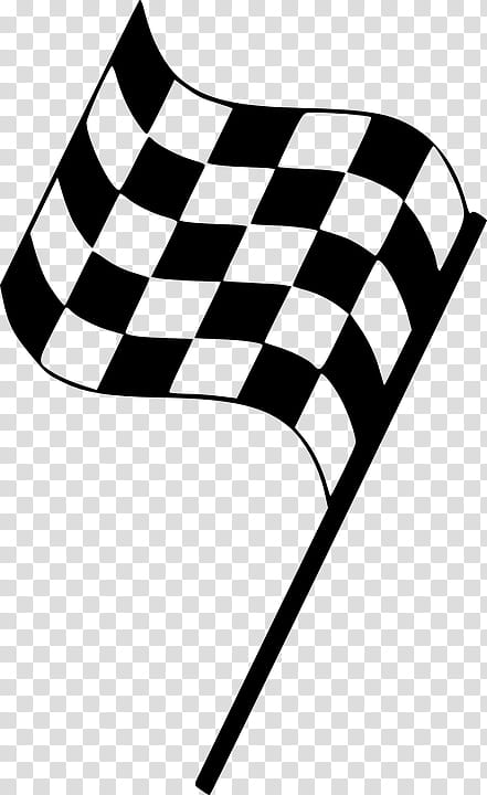 Flag, Car, Racing Flags, Auto Racing, Symbol, Blackandwhite, Line, Square transparent background PNG clipart