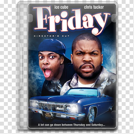 Movie Icon Mega , Friday, Friday DVD case transparent background PNG clipart
