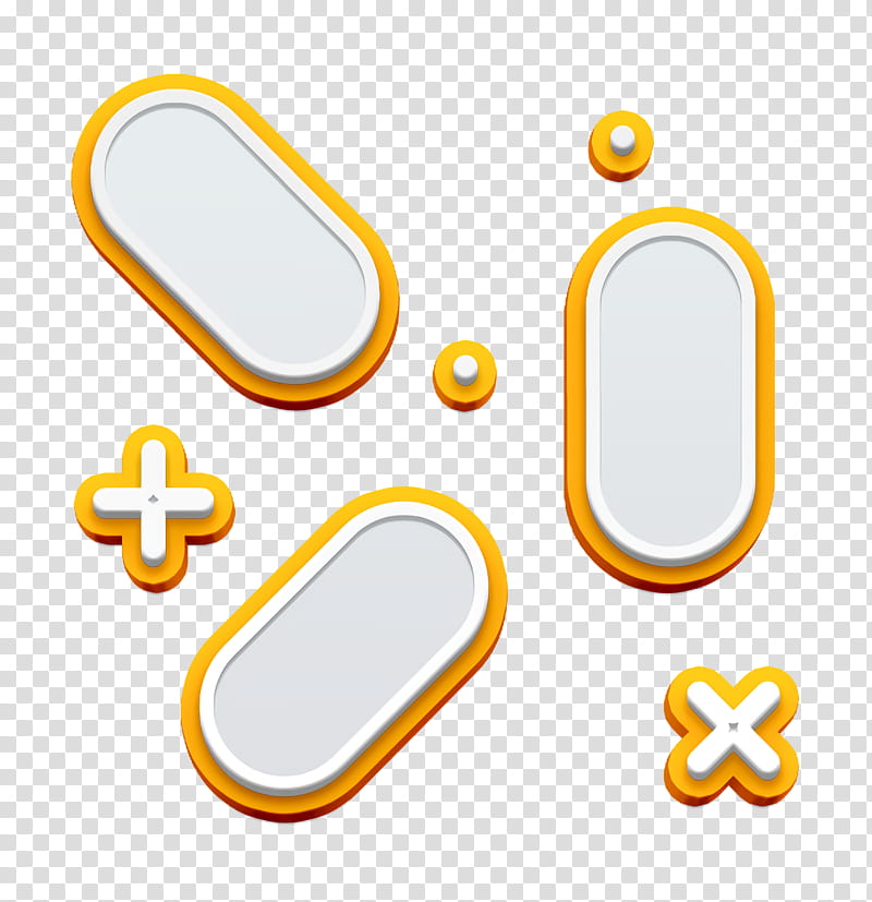 Medical Asserts icon Pills icon Pill icon, Yellow, Text, Material Property, Symbol transparent background PNG clipart