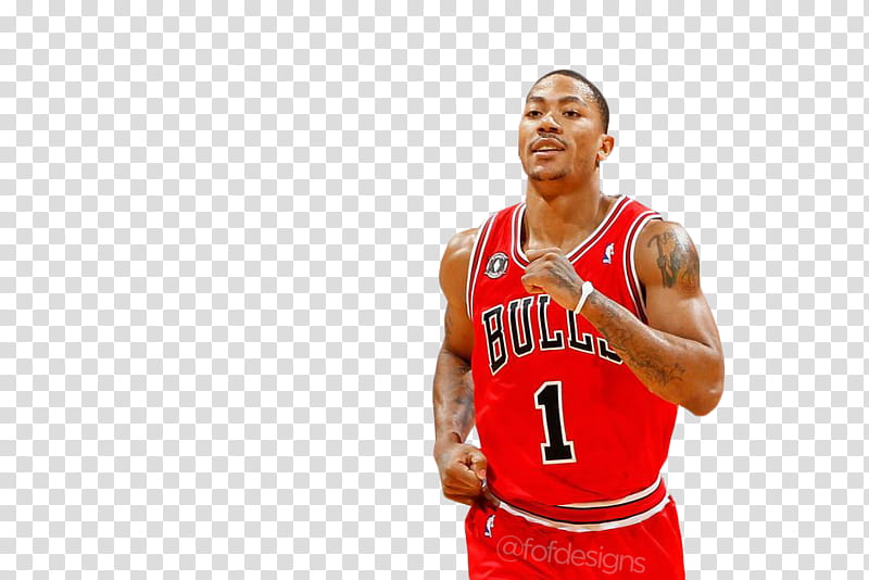 Derrick Rose Running Smiling transparent background PNG clipart