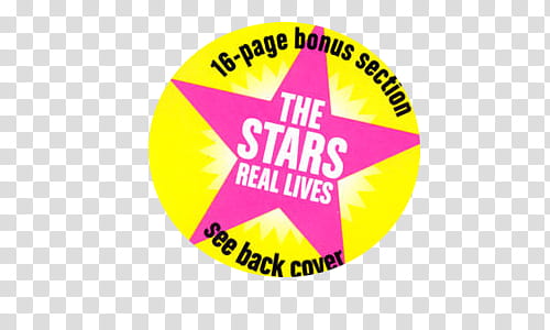 pink star logo transparent background PNG clipart