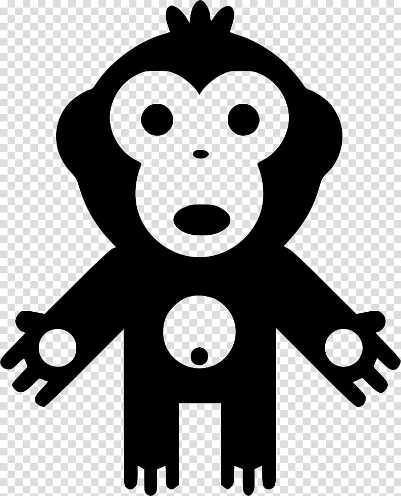 Tree Icon, Ape, Orangutan, Common Chimpanzee, Monkey, Share Icon, Human, Black transparent background PNG clipart