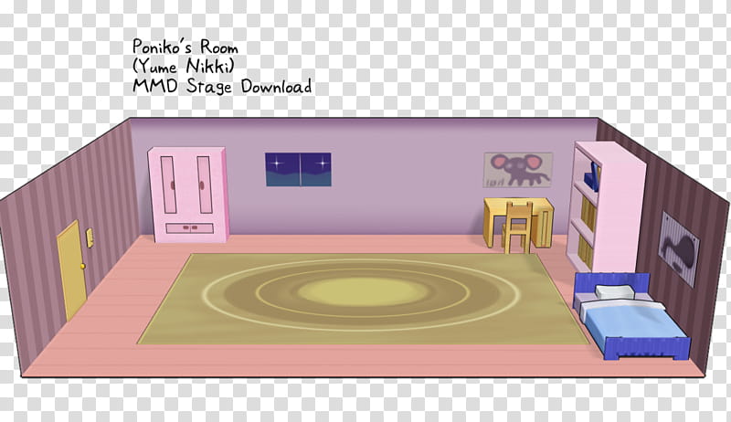 MMD Poniko&#;s Room Stage V. transparent background PNG clipart