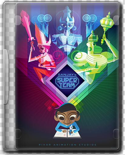 Pixar Short Movie Icon Complete Collection  , () Sanjay's Super Team transparent background PNG clipart