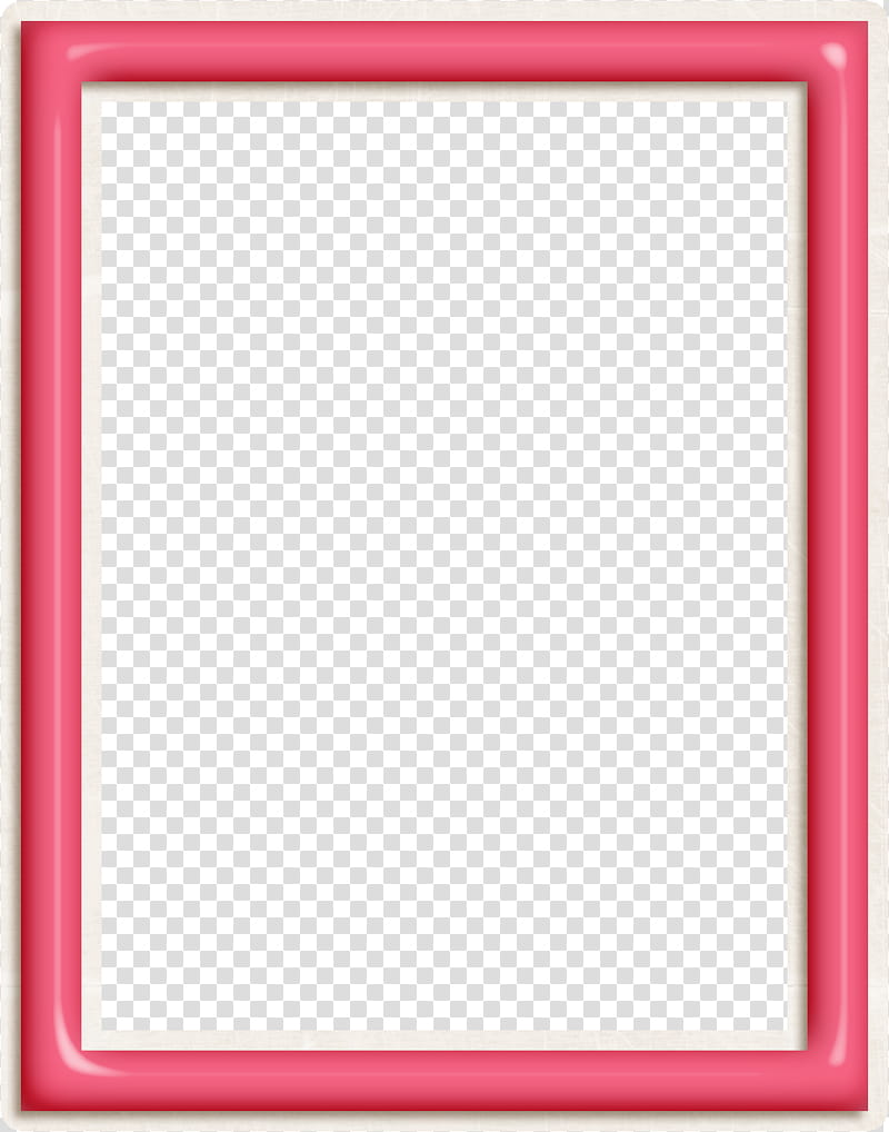 rectangular pink frame transparent background PNG clipart