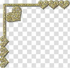 Various , gold glitter heart frame illustration transparent background PNG clipart