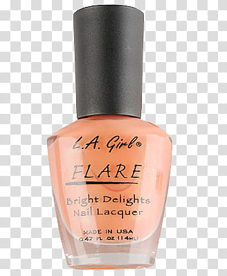 L.A. Girl Flare nail polish bottle transparent background PNG clipart