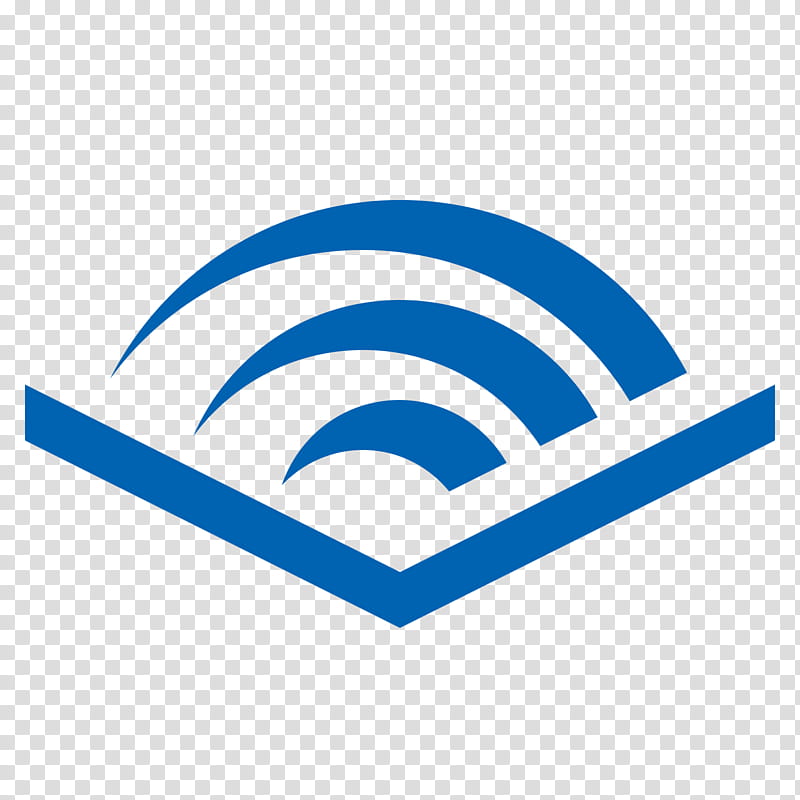 Book Symbol, Logo, Audible, Audiobook, Line, Electric Blue, Circle transparent background PNG clipart