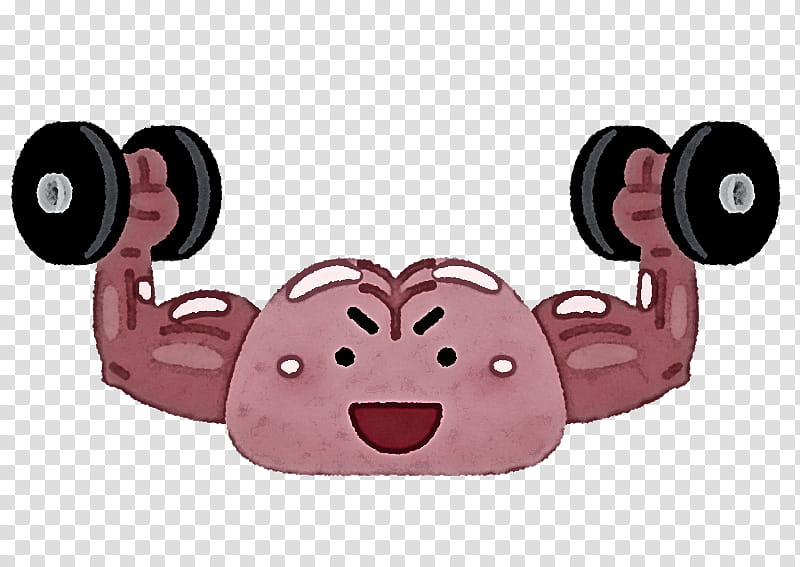 pink cartoon animation dumbbell transparent background PNG clipart