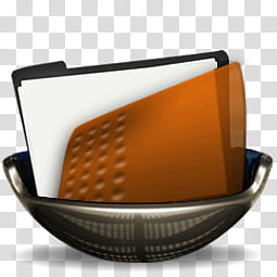 Sphere   , orange folder icom transparent background PNG clipart