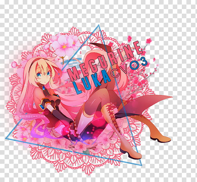 RETO Dia  Rosado Megurine Luka transparent background PNG clipart