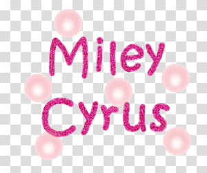 Miley Cyrus Texto transparent background PNG clipart thumbnail