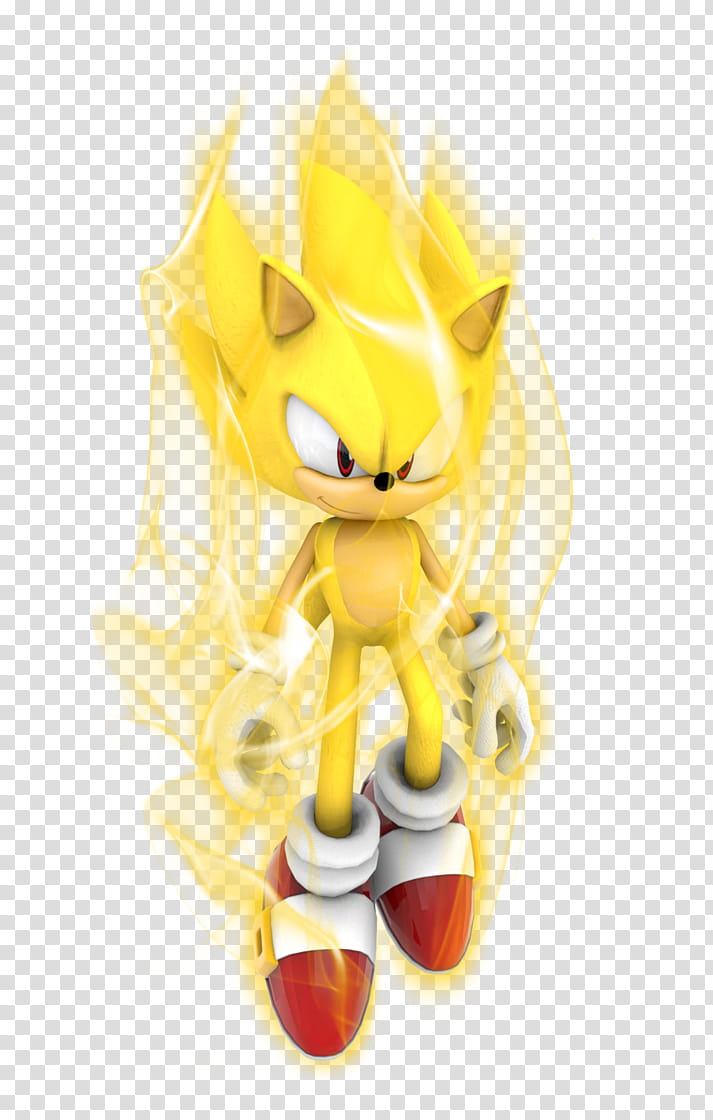 Super Sonic Aura Test, yellow Supersonic transparent background PNG clipart