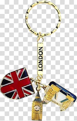 LONDON, London keychain transparent background PNG clipart