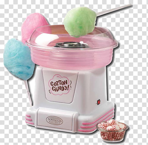 Moregii Fatty, white and pink Nostalgia cotton candy maker transparent background PNG clipart