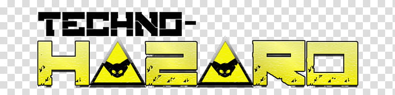 Techno-Hazard Title Logo transparent background PNG clipart