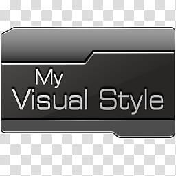 MX Icons DARKFOLD, My Visual Styles, black my visual style-printed folder illustration transparent background PNG clipart