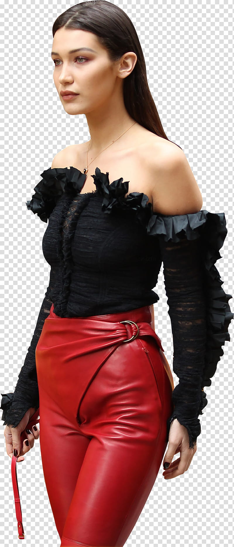 Bella Hadid,  transparent background PNG clipart