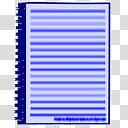 notepad x ico , white and blue paper icon transparent background PNG clipart