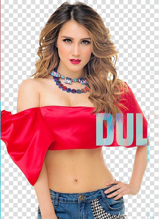 Dulce Maria , SelenaPurpleewDirect () transparent background PNG clipart