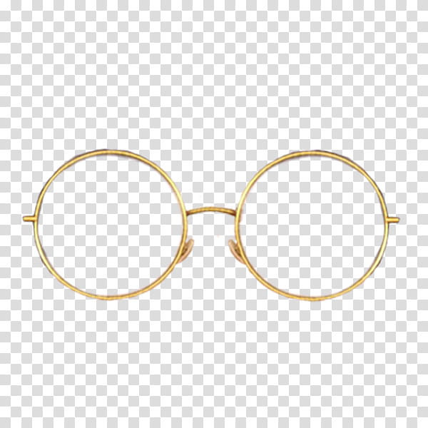 SNOW CAT FILTER S, gold-colored framed hippie glasses transparent background PNG clipart
