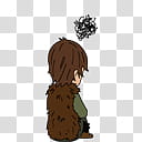 HTTYD Hiccup Shimeji, brown-haired child illustration transparent background PNG clipart