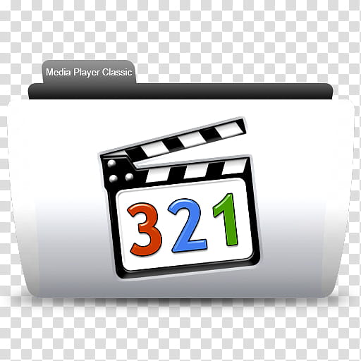 Media Player Classic folder icon transparent background PNG clipart