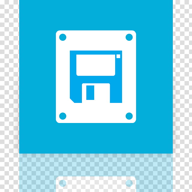 Metro UI Icon Set  Icons, Floppy Drive_mirror, blue icon transparent background PNG clipart