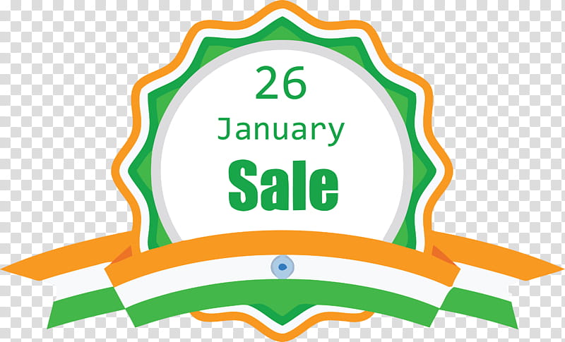 India Republic Day discount tag sale tag, Discount Offer Sign, Green, Logo transparent background PNG clipart