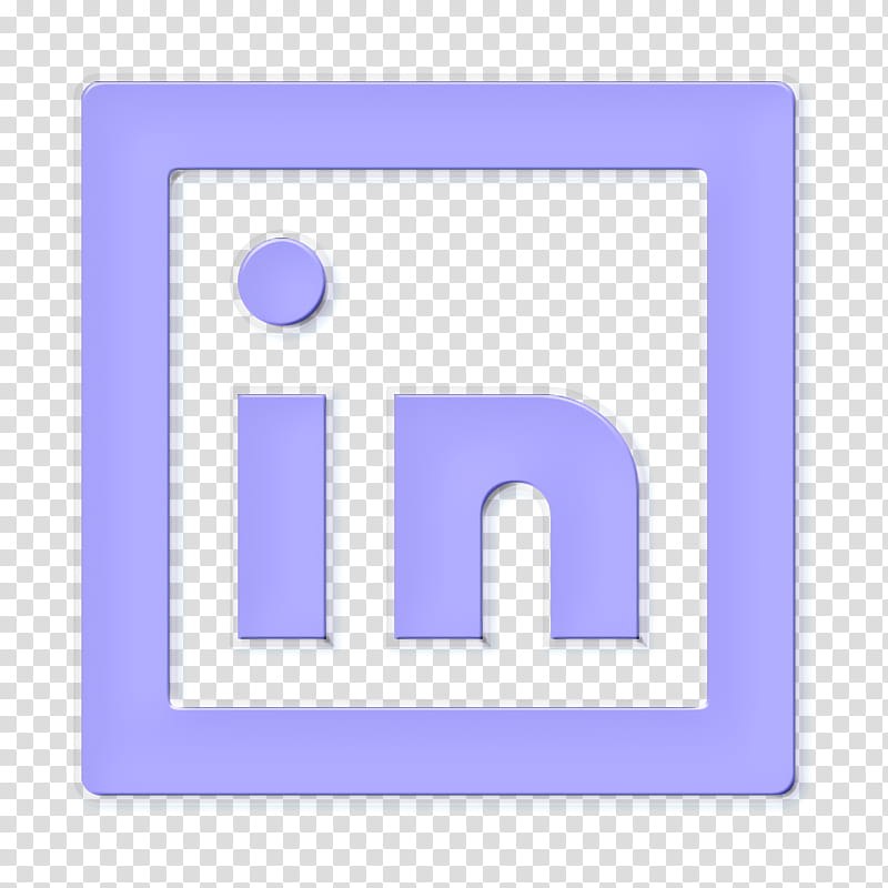 linkedin icon social icon, Number, Line, Meter, Electric Blue, Square, Rectangle transparent background PNG clipart