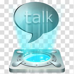 Hologram Dock Icons V Google Talk Talk Message Bubble Icon Transparent Background Png Clipart Hiclipart