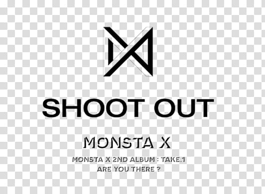 LOGO SHOOT OUT MONSTA X transparent background PNG clipart