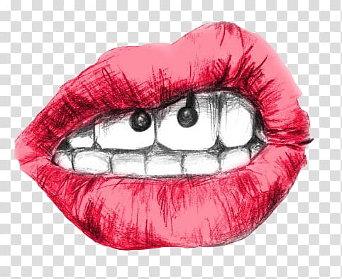 Drawn Girls , human lips transparent background PNG clipart