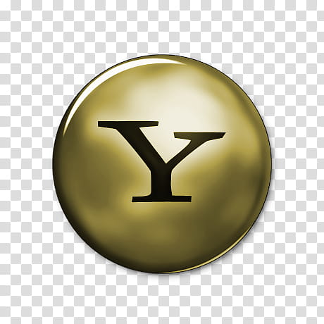 Network Gold Icons, yahoo-, Yahoo logo transparent background PNG clipart
